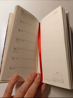 Agenda hebdomadaire A5 2026 avec logo personnalisé, calendrier mensuel, agenda professionnel en cuir PU de qualité supérieure pour le bureau