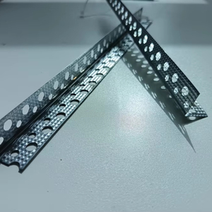 Protectores <span class=keywords><strong>de</strong></span> Esquinas <span class=keywords><strong>de</strong></span> Perfil Metálico con Anillos Redondos para Enlucido, Ángulo Metálico Perforado para Esquinas <span class=keywords><strong>de</strong></span> Pared, Perfil <span class=keywords><strong>de</strong></span> Esquina <span class=keywords><strong>de</strong></span> Acero Galvanizado para Yeso - Product Image 3