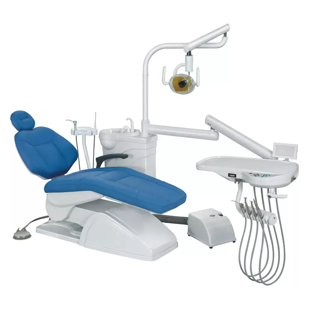 Tandheelkundige Kliniek Gebruik Hot Selling Dental Unit Prijs, Multifunctionele Elektrische Tandartsstoel Voor Tandarts