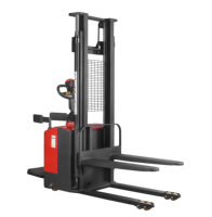 Chariot élévateur électrique EverLIFT Self Lift Rider, capacité de charge de 1500 kg (3300 lb), élévateur de 3 m, batterie lithium-ion, chariot élévateur à fourches électrique