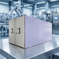 Chambre climatique à design spécial pour température et humidité constantes 18m³ -40~150°C, écran tactile HMI, 380V, haute précision