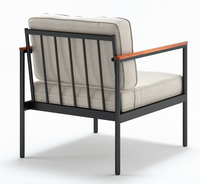 Meubles de jardin de luxe, canapé d'extérieur en aluminium, meubles de Patio, fauteuil, canapé et Table