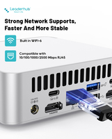Leaderhub Core I9 13900H 32GB RAM 2TB SSD Mini PC Gaming Rtx Nuc Intel I3 I7 I9 Mini PC con Wins 11 OS para el trabajo y los juegos