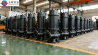Kompakte Tauchpumpe aus Gusseisen 1PS 0,75KW Abwasserpumpe für Tiefgaragen-Hochwasserschutz 220V