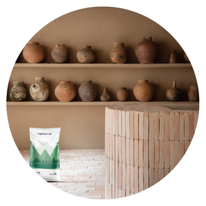 Dernier matériau de revêtement mural extérieur en argile avec application au pinceau, classe de résistance au feu A, sac de 20 kg - Product Image 3