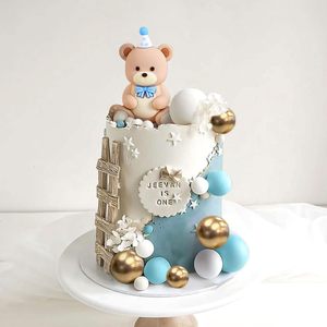 Decorazioni per Torte DAMAI a Forma di <span class=keywords><strong>Orsetto</strong></span> con Lettere BABY per Baby Shower e Feste di Compleanno per Bambini - Product Image 5