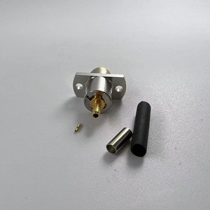 Conector Coaxial RF Hembra BMA de 2 Orificios para Montaje en Brida, Cable RG316 Eléctrico Impermeable, Tipo Crimp - Product Image 6