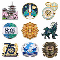 Broches personnalisées en émail dur, badges métalliques avec logo d'entreprise, broches de voyage, technologie spatiale, nature, animaux, anniversaire, badges de collection