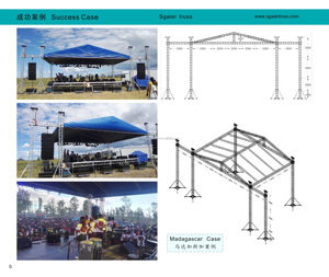 Aluminum Alloy Portable Spigot Truss-Lightweight Modular Design 1000kg Load Capacity - Product Image 5