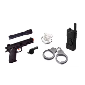 Nouvelle arrivée vente en gros enfants jeux de rôle jouets interactifs en plastique semblant jouer jouets <span class=keywords><strong>Police</strong></span> jouet <span class=keywords><strong>Police</strong></span> ensembles <span class=keywords><strong>Police</strong></span> pistolet ensemble - Product Image 1