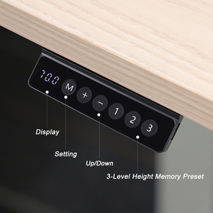 Escritorio de Pie Eléctrico con Altura Ajustable, Mesa de Oficina para Computadora con Motor Único y Doble Viga Transversal - Product Image 4
