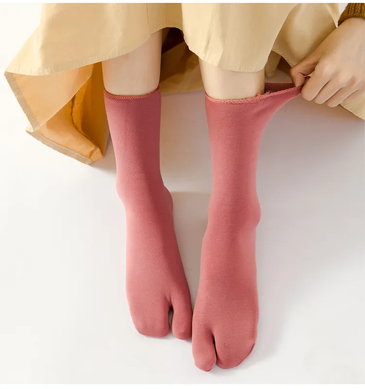 Hoge Kwaliteit Multicolor Neus Sokken Dames Meisjes Custom 2 Neus Sokken Vrouwen Middelgrote Adem Sokken Voor Hete Verkoop