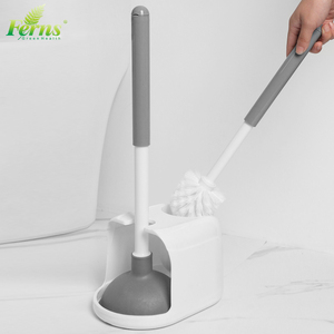 Dương Xỉ thiết kế mới nhà vệ sinh bàn chải và pit tông với chủ treo nhà vệ sinh làm sạch bàn chải pit tông Bộ - Product Image 2