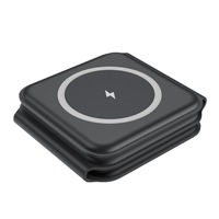 Chargeur sans fil magnétique empilable 15W 70% avec port TYPE-C, support de charge rapide trois-en-un pour iPhone 17, écouteurs et montre