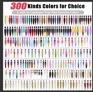 <span class=keywords><strong>Capelli</strong></span> per Trecce in Fibra di Banana Senza Prodotti Chimici, Colore 613, Kanekalon Pre-Stirato per Facile Intrecciatura, Estensioni per Trecce Twist - Product Image 6