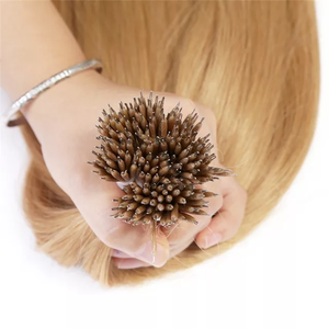 Jasmine Beauty Professional Nano Tip European Hair Extensions 100% Virgin Remy virgin Human Hair Nano Ring Double Drawn - Product Image 3