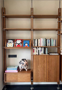 Estantería de Diseño de Lujo, Muebles de Interior para el Hogar, Estanterías de Madera Maciza - Product Image 2