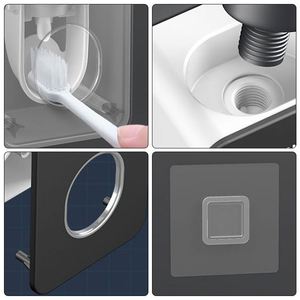 Oem & Odm Rectangle White Black Abs Eco-Friendly <b>Toothpaste</b> Dispenser for Home Use - Product Image 6