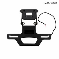 Soporte de matrícula de aluminio CNC para Kawasaki Ninja 250 400 Z250 Z300 Z400 2018-2025, kit de eliminación de guardabarros trasero (Tail Tidy)