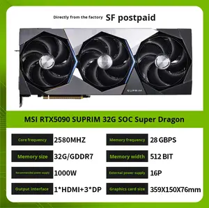 2025 A-PNY RGB N-vidia графическая карта разборка RAM 5090 GPU IC VGA красочная для украшения рабочих станций - Product Image 6