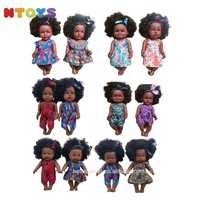 Poupée Bébé Reborn Fille en Vinyle de 12 Pouces, Vente en Gros Usine Belinda, 4 Pièces par Boîte, Mignonne Poupée Noire Jouet pour Enfants