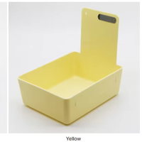 Boîte de rangement portable en plastique coloré sur mesure pour appareils orthodontiques et aligneurs dentaires, idéale pour les voyages (vente en gros)