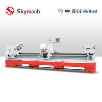 Tour à métaux manuel CA6261C avec vis de guidage de précision pour la coupe conique et la finition des surfaces sur les composants industriels