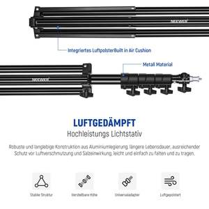 ขาตั้งกล้องอลูมิเนียมอัลลอยด์สำหรับงานหนัก รุ่น ST-300AC พร้อมอะแดปเตอร์สกรู 1/4 นิ้ว และ 3/8 นิ้ว รับน้ำหนักได้ 6 กิโลกรัม ดีไซน์พกพาสะดวก - Product Image 5