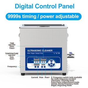 Limpiador Ultrasónico Digital Eléctrico de 6.5L con Temporizador, Calentador, 40kHz, Funciones de Desgasificación, Barrido y Pulso para Limpieza de Joyería, <span class=keywords><strong>Dental</strong></span>, PCB y Automóviles - Product Image 5