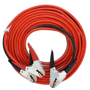 Jumper Cables 25ft 2 Gauge 600 AMP Automotive Vehicle Booster Cables Motorcycle Car ATV Car Jump Starter Emergency Tool