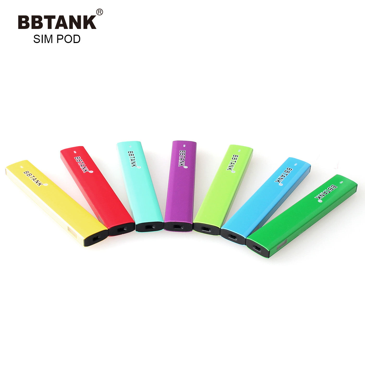 BBtank Best-selling Slim pod 1.0ml CBD oil vaporizer vape pen rechargeable vapor pod with custom packaging box CBD Pen