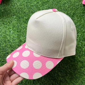 Cappello da camionista personalizzato con stampa leopardata e mucca per donna, berretto da baseball in tela stampato a pois e righe, disponibilità limitata - Product Image 5