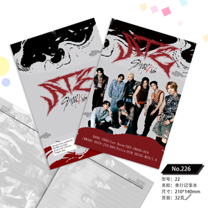 Link a Tutti i Modelli |   Merchandise delle Band K-pop - Quaderno Grafico da Collezione a 32 Pagine, Personalizzabile per il Supporto dei Fan - Product Image 3