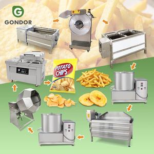 Línea de Producción Industrial de Patatas Fritas, Máquina para Hacer Patatas Fritas Congeladas - Product Image 1