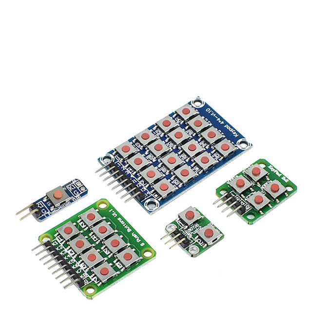 Micro Switch 1*2/2*2/2*4/4*4 Matrix Keyboard 8-bit Button Independent Button MCU External Expansion Keyboard Module