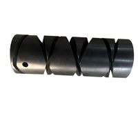 Tambour rainuré en alliage d'aluminium, tambour de traversée, pièces détachées pour machines textiles pour machine à bobiner automatique de cônes