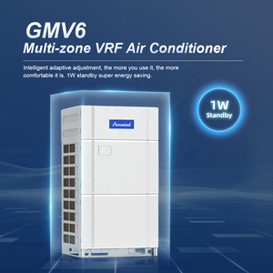Pour système de climatisation multi-zones GMV6 VRF 36000Btu-48000Btu, compresseur d'<span class=keywords><strong>air</strong></span> central à <span class=keywords><strong>pompe</strong></span>, unité de ventilation forcée (FCU) à cassette et à conduit, onduleur DC - Product Image 6