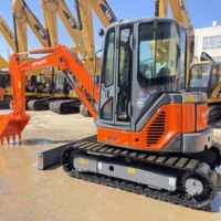 Excavatrice hydraulique HitachiZ50 Zx70 Zx120 Zx200-3G Zx200-5g Zx300 Zx350 Mini pelle sur chenilles d'occasion en vente