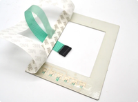 Tastiera a Membrana FFC con Contatti a Cupola in PVC per Circuiti PCB, Tastiera Industriale per Automazione TianTai IC4600/Digital