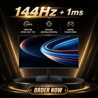 Moniteur de jeu OEM 27 pouces IPS 144Hz Full HD 1920x1080 1ms MPRT, écran ultra-fin sans cadre avec protection oculaire pour PC de bureau