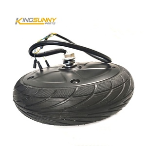 Moteur 350W et assemblage de pneus en caoutchouc solide Accessoires de scooter <span class=keywords><strong>électrique</strong></span> pour Nine Bot ES1 ES2 ES4 Kickscooters Pièces de rechange - Product Image 2