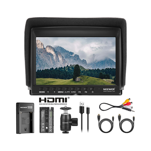 NEEWER F100 7 Inch Camera Field <strong>Monitor</strong> HD <strong>Video</strong> Assist Slim IPS With 2600mAh Battery &amp; USB Charger for DSLR Cameras - Product Image 1