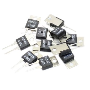 DMCOURAGE 온도 스위치 열 보호기 KSD01F 재설정 가능 퓨즈 급속 상승 온도 조절기 구리 소재 온도 - Product Image 6