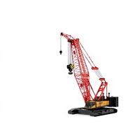 Grue sur chenilles d'occasion Sany de 150 tonnes, moteur Cummins, 8001-10000 heures, équipement de construction pour travaux