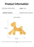 Jouet de dentition écologique pour nouveau-né, forme animale, éducatif pour l'enfance, sans BPA, en silicone, pour bébés de 0 à 24 mois