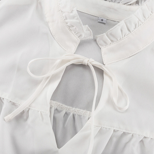 Nuovo arrivo 2025 estate abbigliamento moda <span class=keywords><strong>donna</strong></span> manica lunga camicette da <span class=keywords><strong>donna</strong></span> camicie <span class=keywords><strong>con</strong></span> corsetto due pezzi - Product Image 5