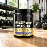 Poudre de pré-entraînement à étiquette privée OEM, complément de fitness pour la salle de sport avec créatine monohydrate