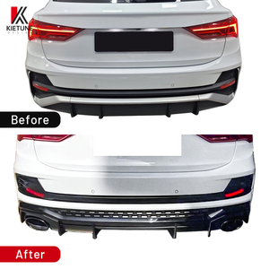 Diffuseur de pare-chocs arrière de voiture noir brillant de haute qualité RSQ3, style RS Sportback pour <span class=keywords><strong>Audi</strong></span> <span class=keywords><strong>Q3</strong></span> 2020+, accessoires de kit carrosserie - Product Image 4