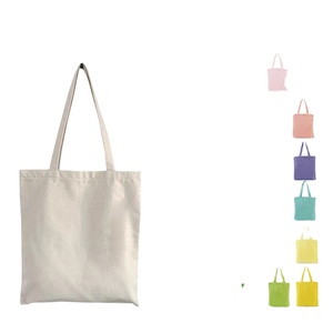 Custom Logo <b>Canvas</b> Shopping Tote Bag Durable Cotton Bags with Logo for Shopping and Everyday Use - Product Image 1