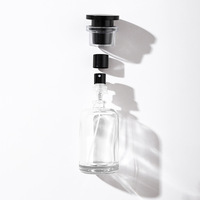 Vente en gros de flacons de parfum en verre de 30 ml avec pulvérisateur, impression sérigraphique, étiquette personnalisée, tube en papier, 100 pièces